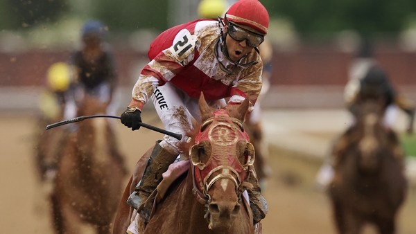 Sonny Leon rode Rich Strike to a shock victory