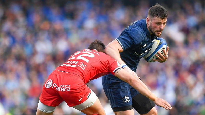 Robbie Henshaw in action against Romain Ntamack during the 2019 semi-final clash in Dublin