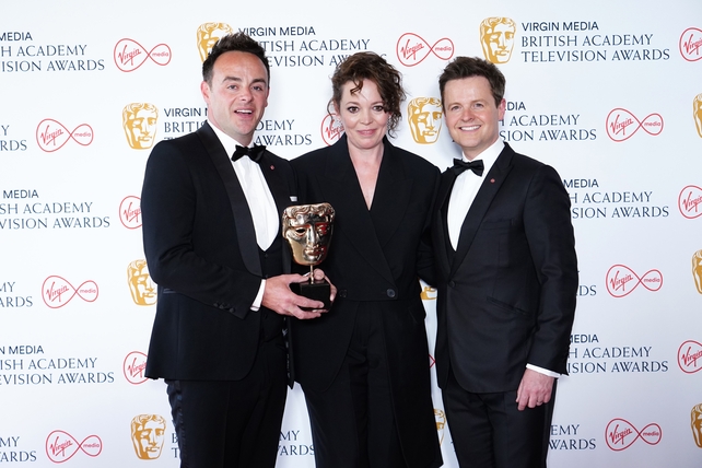 Olivia Coleman presented Ant and Dec with their BAFTA