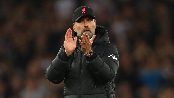 Klopp saw his side fall three points behind Manchester City after the weekend's action