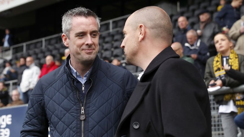 Fergal Harkin (L) looks set to depart Manchester City after 13 years