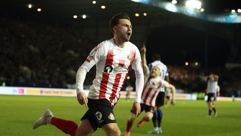 Patrick Roberts celebrates his crucial goal