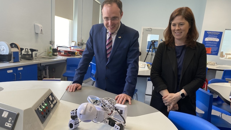 Minister of State Robert Troy and Dr Patricia Scanlon