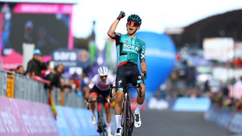 Lennard Kamna won stage four of the Giro d'Italia