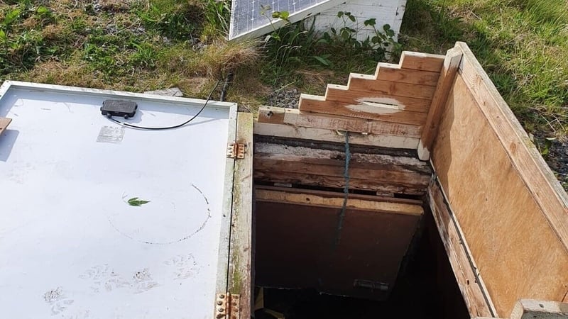 The bunker was found during a search in the Dunmore area