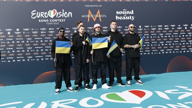 Kalush Orchestra representing Ukraine at Eurovision 2022 in Turin. Photo: Andres Putting/EBU