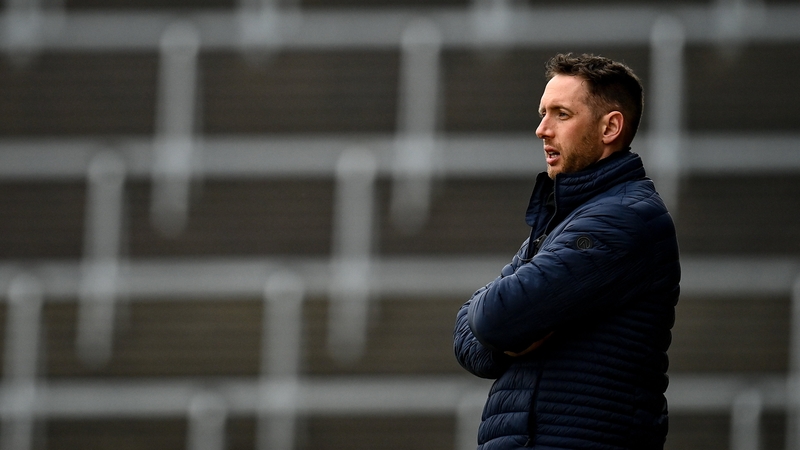 Offaly manager Michael Fennelly on the sideline