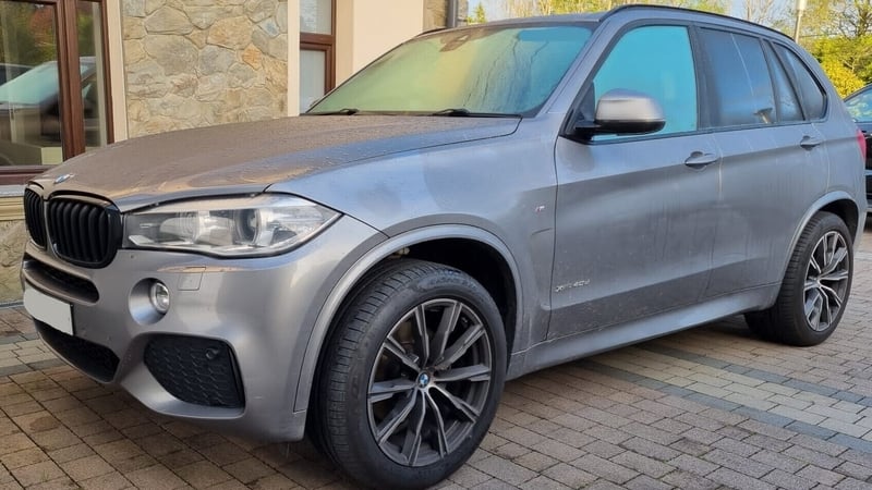 A 212 registration BMW X6, a 141 BMW X5, a Breitling watch and two Armani watches were all seized