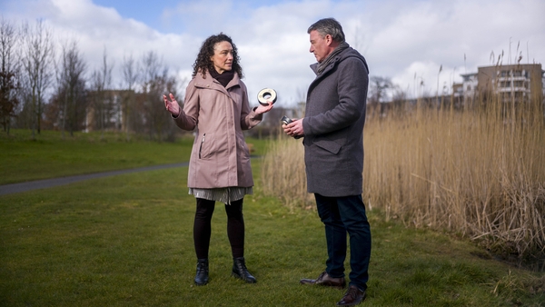 Donna Gartland, CEO of Codema and Maurice Mortell, Equinix's Sustainability Lead in EMEA and Managing Director for Ireland