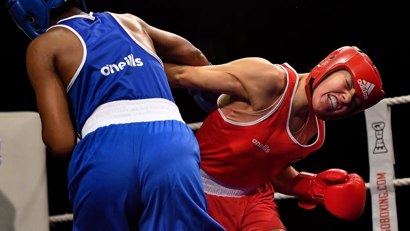 Lisa O'Rourke in action at the National Elite finals last October