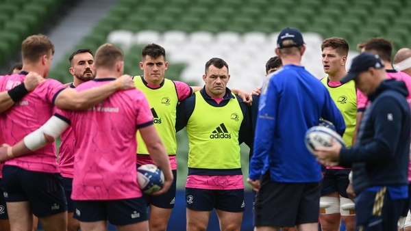 Leinster held their final training session at the Aviva Stadium