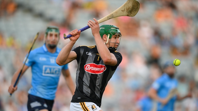 Kilkenny goalkeeper Eoin Murphy clears the ball against Dublin in last year's Leinster hurling final