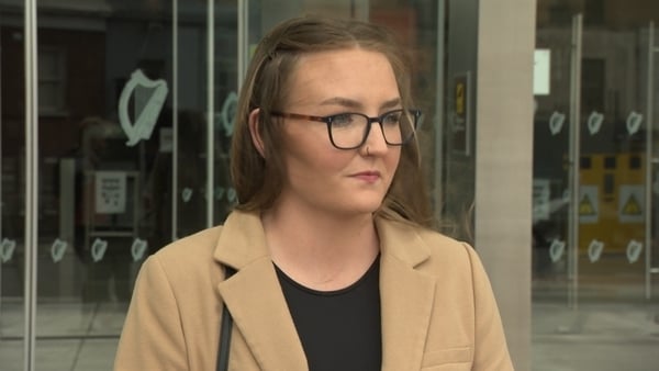 Kelly Kemmy spoke outside court after the sentencing