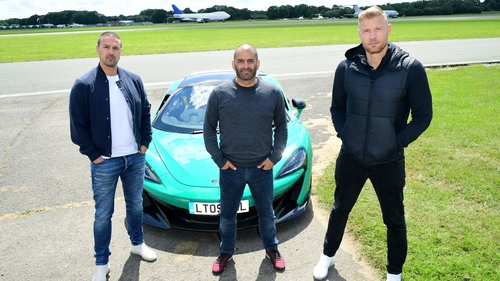 Paddy McGuinness, Chris Harris and Freddie Flintoff