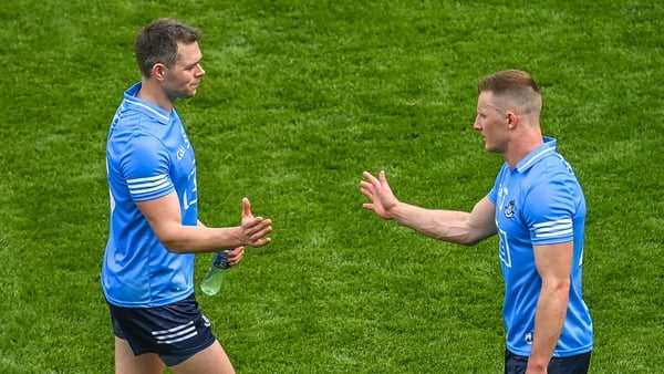 Dean Rock and Ciarán Kilkenny after today's win