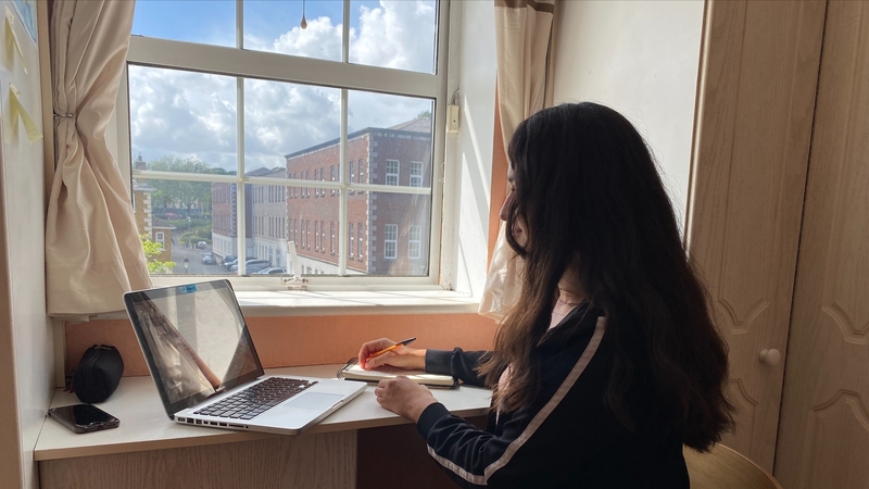 Maria, from Mexico, is due to start a masters in DCU in September