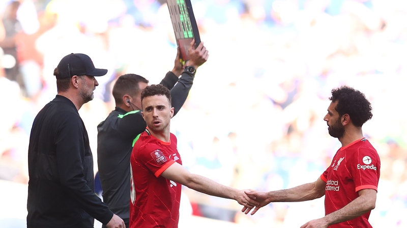 Mo Salah was one of the Liverpool players who had to come off during the cup final