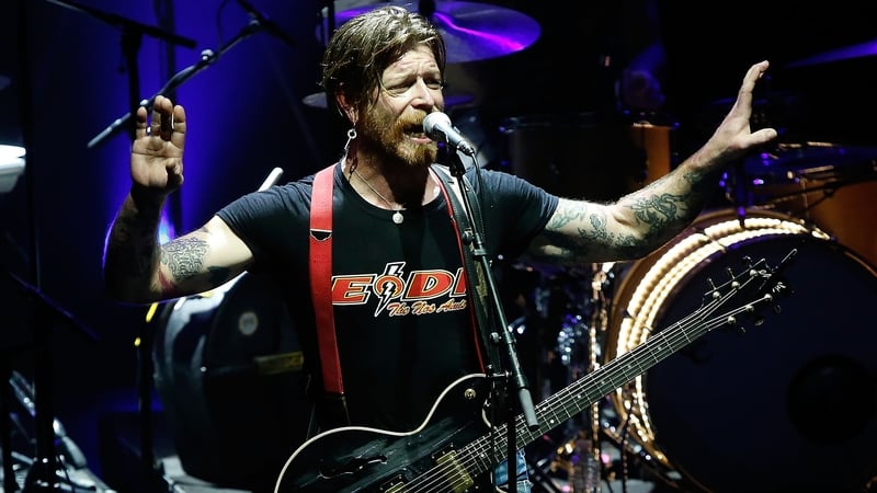 Jesse Hughes, Eagles of Death Metal frontman, performs at L'Olympia in Paris in February 2016