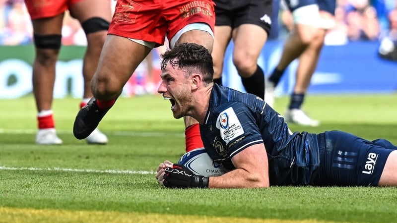 Keenan scored the final try in Leinster's 40-10 semi-final win against Toulouse