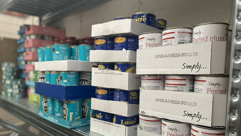 A St Vincent de Paul food bank