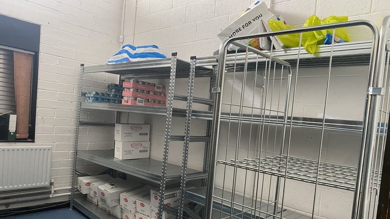 In recent months, demand has risen so much that the emergency supply room of the bank lies empty