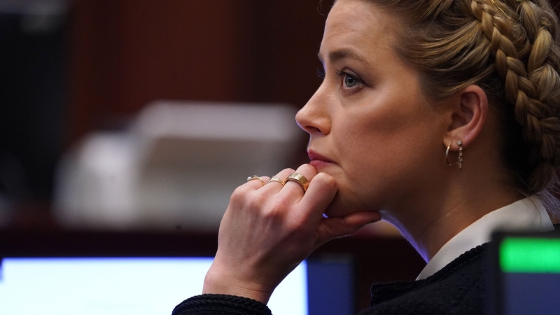 Amber Heard in court