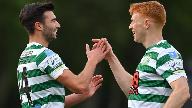 Danny Mandroiu and Rory Gaffney both got on the scoresheet in the first half