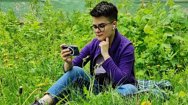 Olia Fedorova spent months sleeping in a basement in Kharkiv (Pic: Instagram/olia_off)