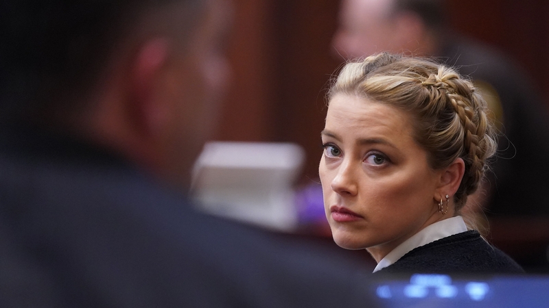 Amber Heard in court