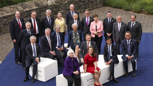 G7 Finance Ministers and Central Bank governors, including Finance Minister Paschal Donohoe, who is also President of the Eurogroup, gather in Germany