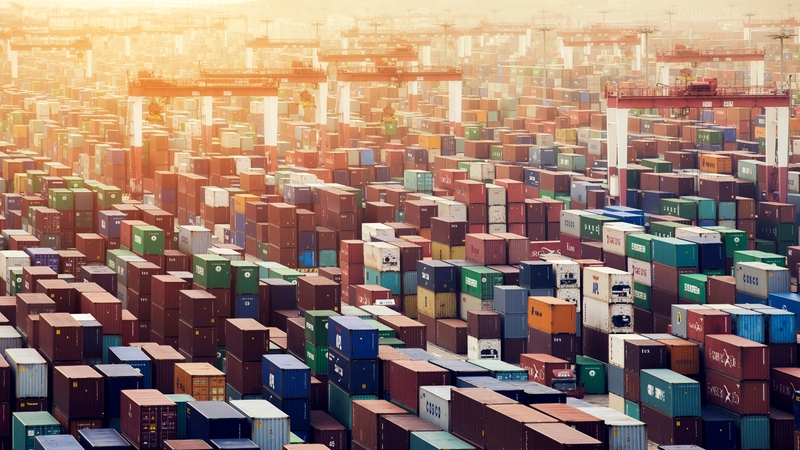 Yangshan Deep Water Port in Shanghai