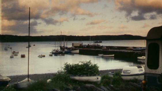 Schull pier in County Cork, 1982.