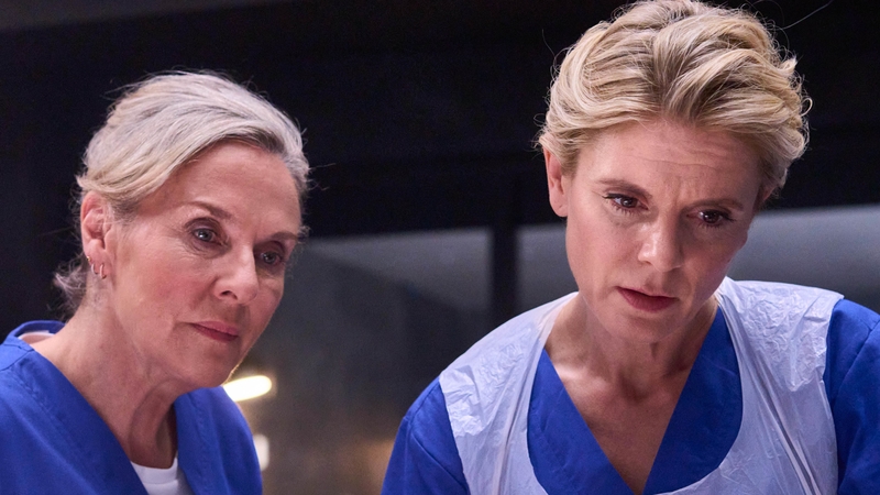 Amanda Burton and Emilia Fox in Silent Witness