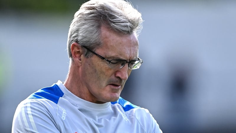 Tipperary manager Colm Bonnar reacts during the heavy defeat to Cork
