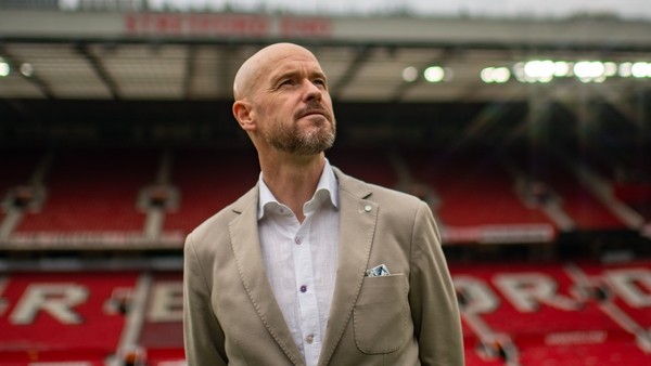 Erik ten Hag surveys Old Trafford