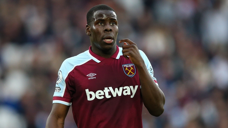 West Ham defender Kurt Zouma