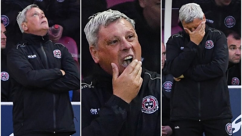 Keith Long was not happy with the goals his side conceded in the first half