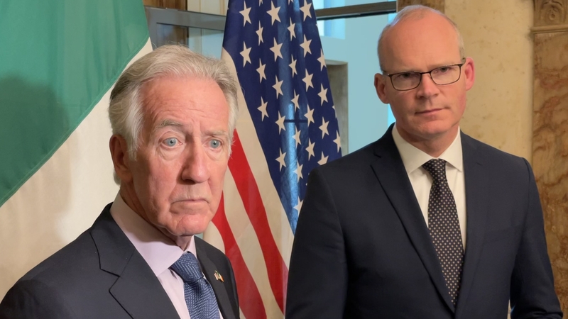 Bhuail Richard Neal leis an Aire Gnóthaí Eachtracha, Simon Coveney, inniu