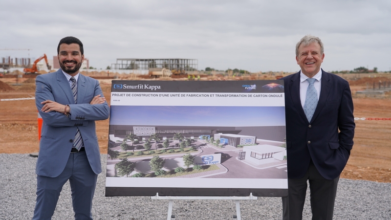 Mounir Naciri, General Manager of Smurfit Kappa Morocco (l) and Ignacio Sevillano, CEO of Smurfit Kappa, Spain, Portugal & Morroco (r)