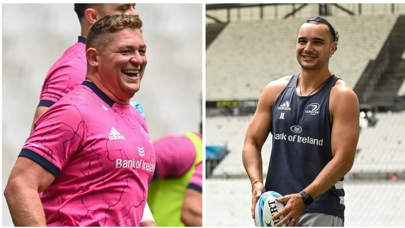 Jame Lowe (r) and Tadhg Furlong have been named to start