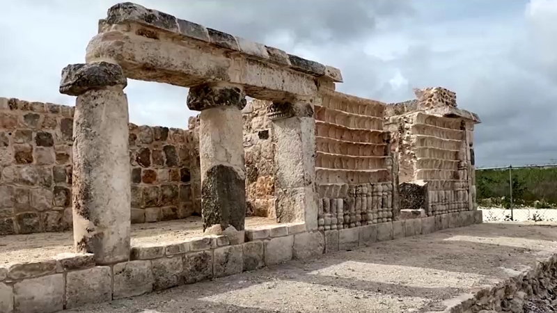 Plazas, palaces and simpler structures were discovered at the site