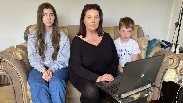 Sharon Good pictured with her daughter Caoimhe and son Ethan