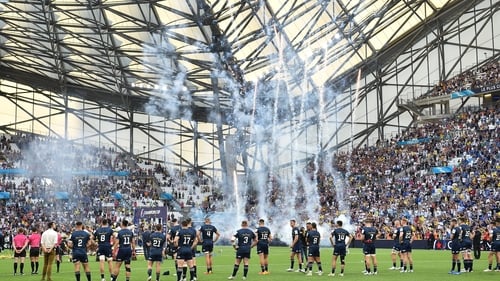 The Leinster players devastated at final whistle