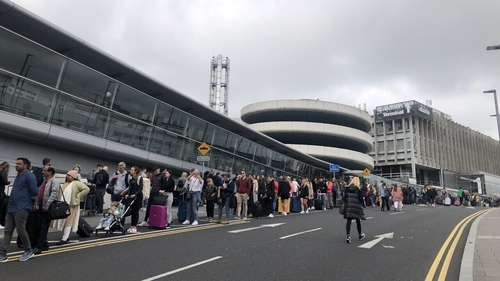 Fine Gael TD Kieran O'Donnell said he is embarrassed for Ireland following the chaotic scenes at the airport yesterday