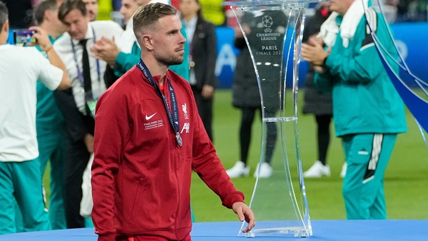 A dejected Jordan Henderson after Saturday's final