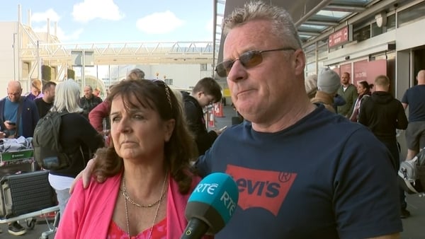Jerry and Rose missed out on their flight to Italy despite arriving hours in advance