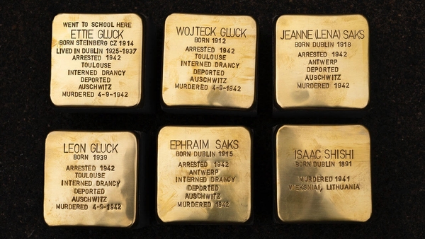 Stolpersteine are laid in pavements outside apartment buildings, houses, and other buildings in almost 2,000 places in Europe (Pic: Jim Leonard)