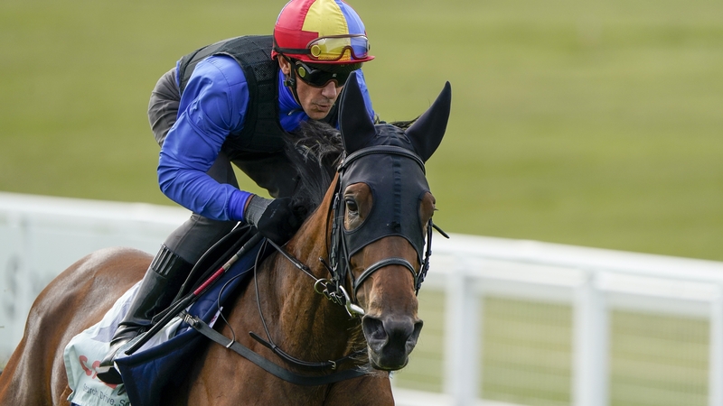 Frankie Dettori aboard Emily Upjohn during a recent gallop at Epsom