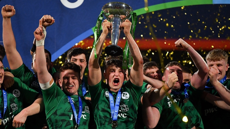 Ireland were Grand Slam champions in this year's U20 Six Nations championship