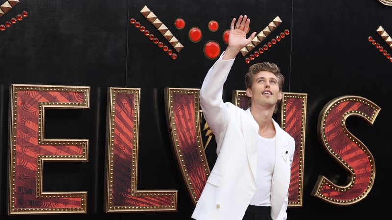 Austin Butler attends the Elvis UK Special Screening at BFI Southbank in London. (Photo by Mike Marsland/WireImage)